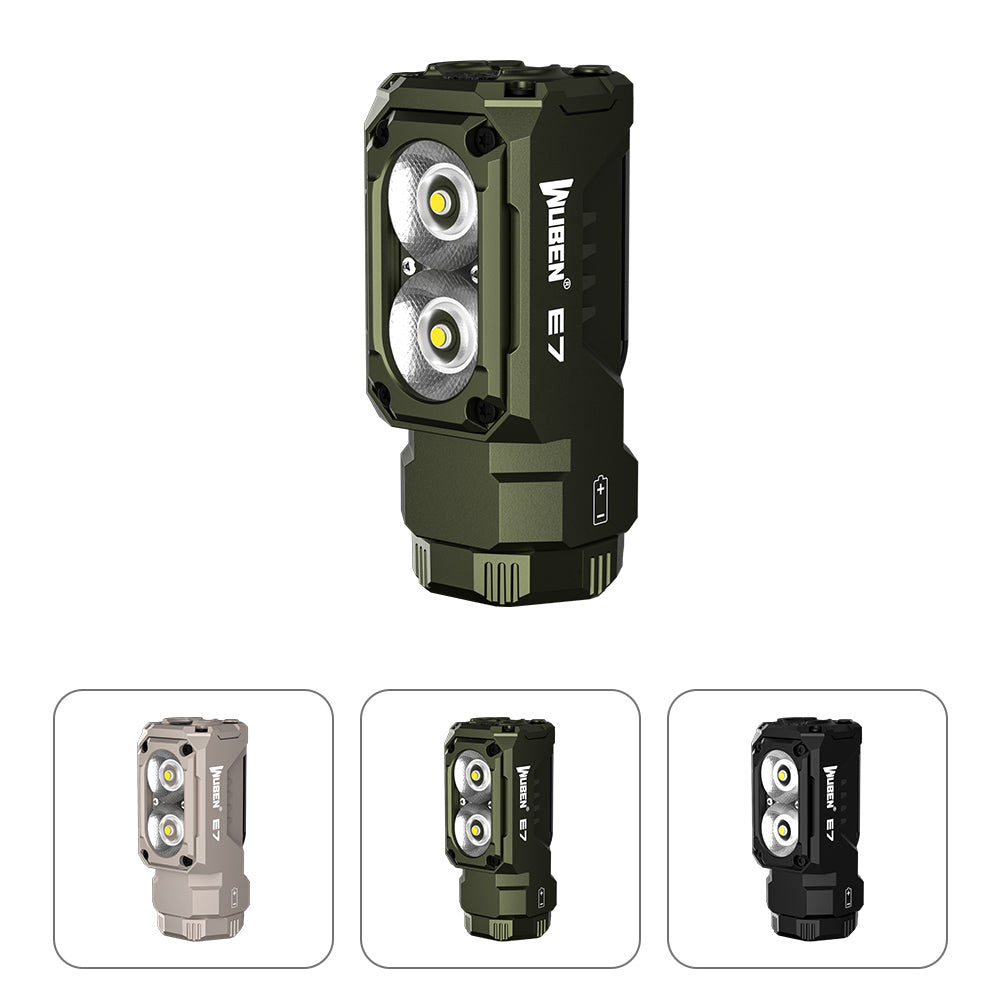 E7 Multi-functional EDC Flashlight 1800 Lumens