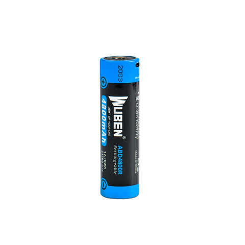 Wuben ABE3100C 18650 Battery for Flashlight - 3100mAh